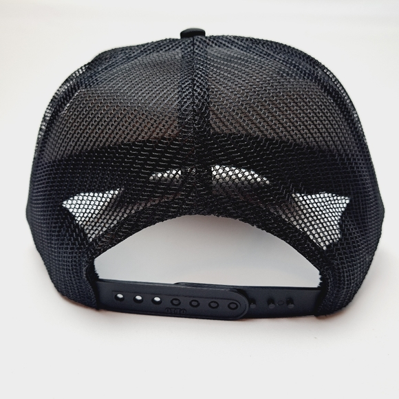 Spitfire Van's Foam Trucker Mesh Snapback Cap Hat Black - Picture 4 of 4